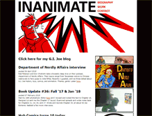 Tablet Screenshot of inanimate.com